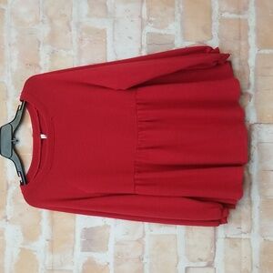 NWT Women's Emerald shirt. Size L. Red